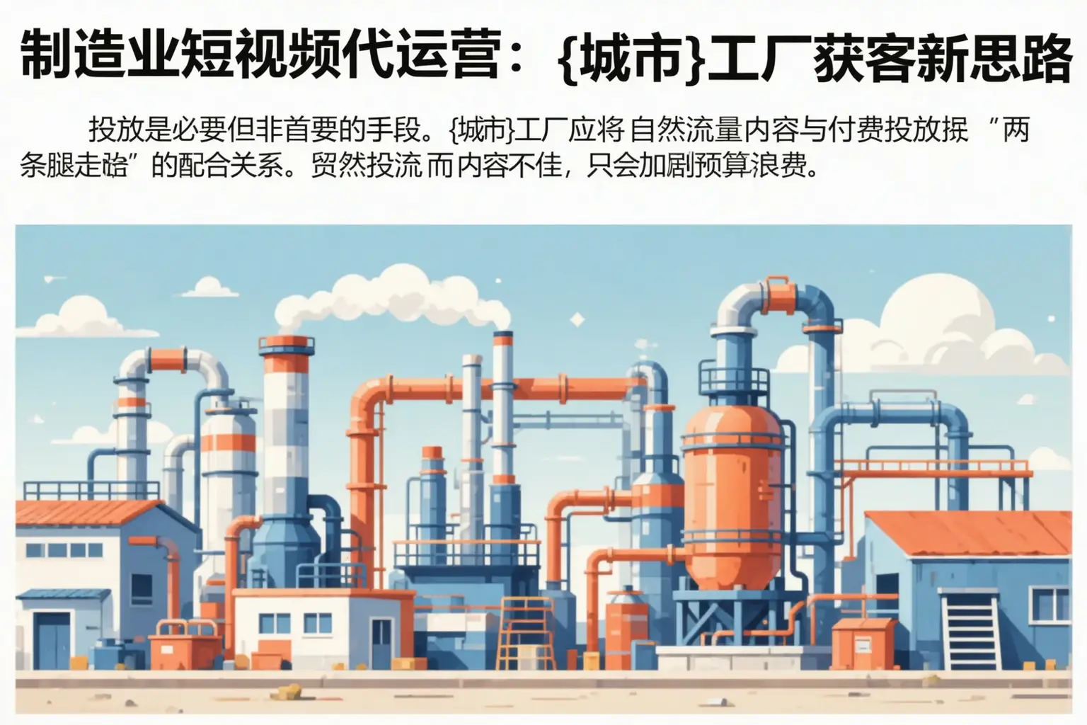 制造业短视频代运营：全椒工厂获客新思路